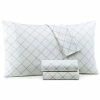 Charter Club Printed Window Pane 550-Thread Count Cotton 4-Pc. Sheet Set, King, Created For Macy's