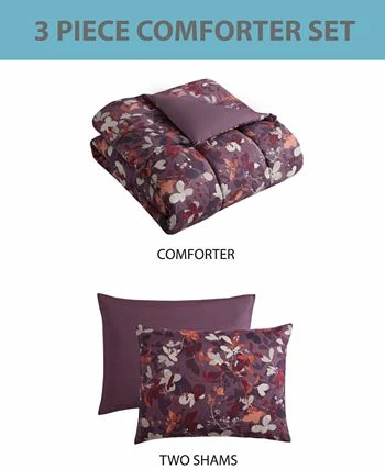 Hallmart Collectibles Samira Reversible 3-Pc. Comforter Sets 2 Hallmart Collectibles Samira Reversible 3-Pc. Comforter Sets - Image 2
