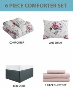 Hallmart Collectibles Tina Reversible 8-Pc. Comforter Sets -Chic Home Shop 23693677 fpx