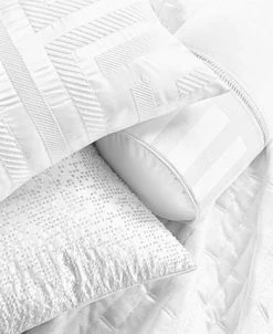 Hotel Collection Structure Decorative Pillow, 18 X 18, Created For Macy's -Chic Home Shop 23922106 fpx