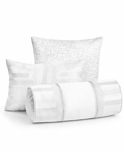 Hotel Collection Structure Decorative Pillow, 18 X 18, Created For Macy's -Chic Home Shop 23922107 fpx