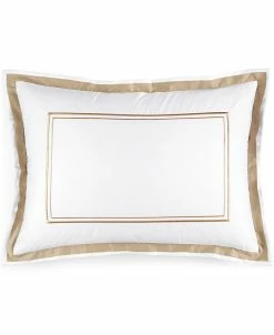 Hotel Collection Embroidered Frame Sham, King, Created For Macy's