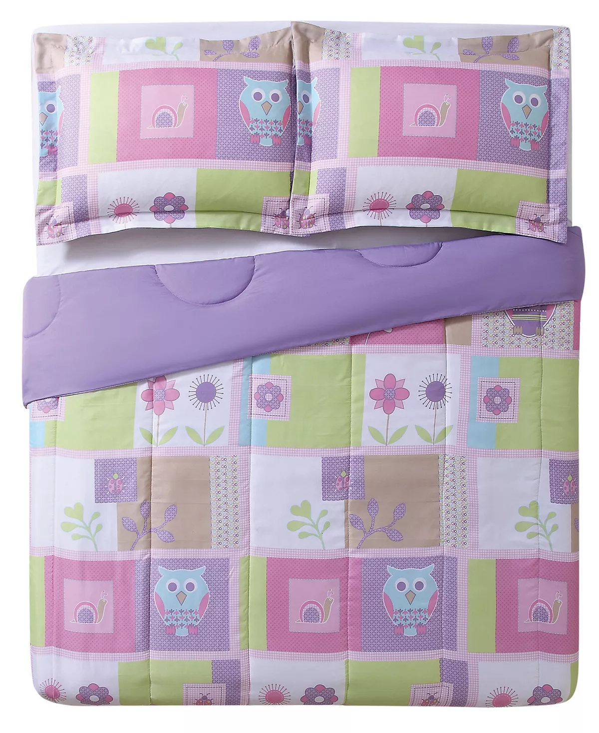 My World Happy Owls Reversible 2-Pc. Twin Comforter Set 2 My World Happy Owls Reversible 2-Pc. Twin Comforter Set - Image 2
